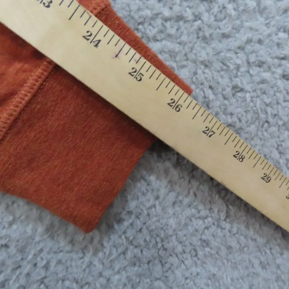 Penguin Munsingwear Shirt Mens Small Orange Knitted Crew Neck Long Sleeve NEW - Picture 8 of 11